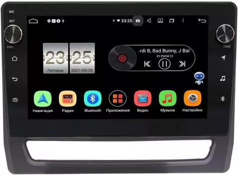 Штатная магнитола Mitsubishi ASX I 2020-2021 LeTrun BPX410-1160 на Android 10 (4/32, DSP, IPS, с голосовым ассистентом, с крутилками) (+ Камера заднего вида в подарок!)