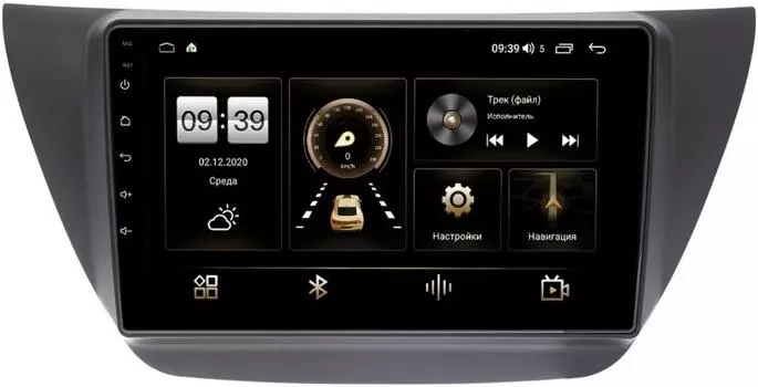 Штатная магнитола Mitsubishi Lancer IX 2000-2010 LeTrun 4196-9099 на Android 10 (6/128, DSP, QLed) С оптическим выходом (+ Камера заднего вида в подарок!)