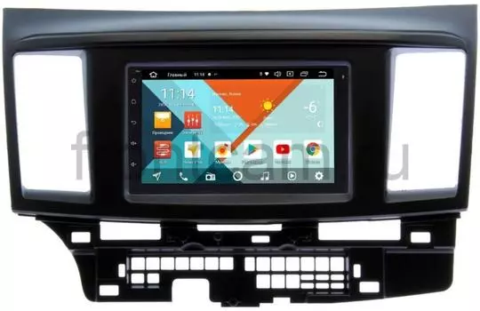 Штатная магнитола Mitsubishi Lancer X 2007-2018 Wide Media KS7001QR-3/32-RP-MMLNB-49 на Android 10 (DSP CarPlay 4G-SIM) (+ Камера заднего вида в подарок!)