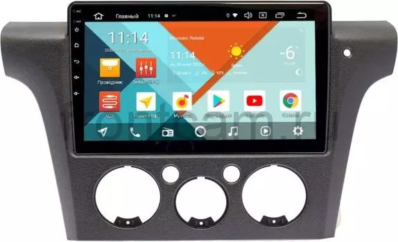 Штатная магнитола Mitsubishi Outlander I 2002-2008 Wide Media KS1132QM-2/32 DSP CarPlay 4G-SIM на Android 10 (+ Камера заднего вида в подарок!)