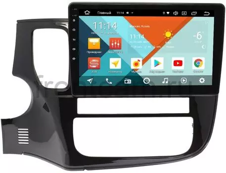 Штатная магнитола Mitsubishi Outlander III 2012-2019 Wide Media KS10-493QR-3/32 DSP CarPlay 4G-SIM для авто с камерой Android 10 (API 29) (+ Камера заднего вида в подарок!)