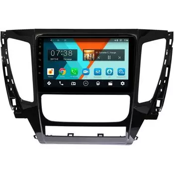Штатная магнитола Mitsubishi Pajero Sport III 2015-2019 Wide Media CF9155-OM-4/64 на Android 9.1 (TS9, DSP, 4G SIM, 4/64GB) (+ Камера заднего вида в подарок!)
