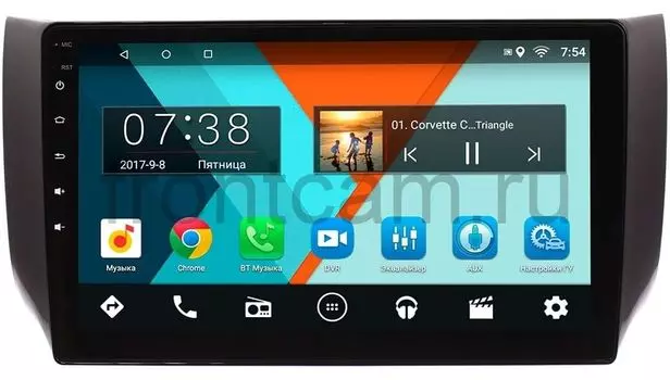 Штатная магнитола Nissan Sentra VII (B17) 2014-2017, Tiida II 2015-2017 Wide Media MT1008MF-2/16 на Android 7.1.1 (+ Камера заднего вида в подарок!)