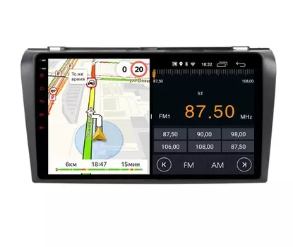 Штатная магнитола Parafar для Mazda 3 2004-2009 на Android 8.1.0 (PF161LTX) (+ Камера заднего вида в подарок!)