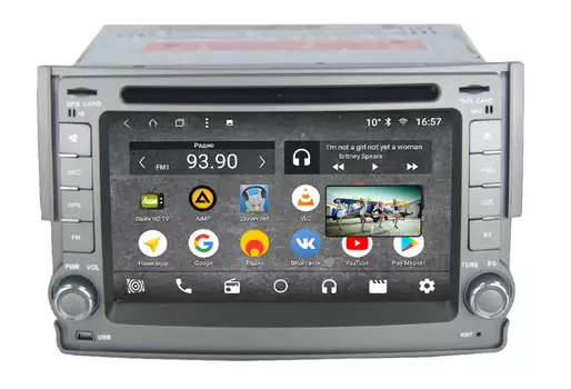Штатная магнитола Parafar с IPS матрицей с DVD для Hyundai H1 Starex 2007-2015 на Android 7.1.2 (PF233K) (+ Камера заднего вида в подарок!)