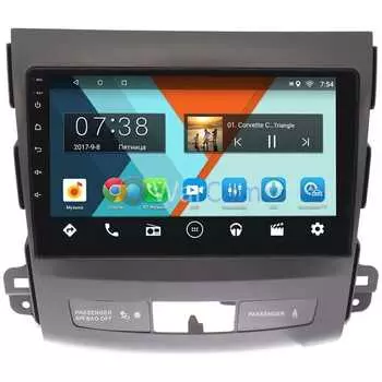 Штатная магнитола Peugeot 4007 2007-2012 Wide Media CF9058-OM-4/64 для авто c Rockford на Android 9.1 (TS9, DSP, 4G SIM, 4/64GB) (+ Камера заднего вида в подарок!)