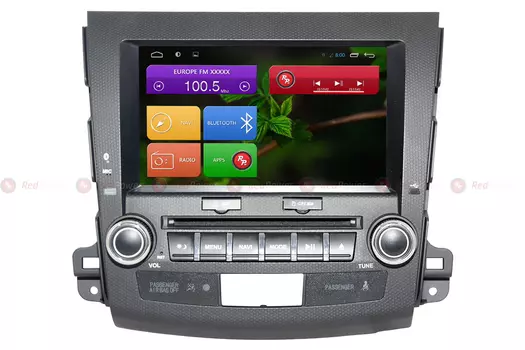 Штатная магнитола Redpower 31056 IPS DSP Mitsubishi Outlander XL (06-12); Peugeot 4007 Android 7 (+ Камера заднего вида в подарок!)