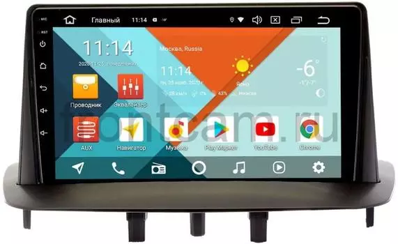 Штатная магнитола Renault Megane III, Fluence I Wide Media KS9215QR-3/32 DSP CarPlay 4G-SIM на Android 10 (+ Камера заднего вида в подарок!)