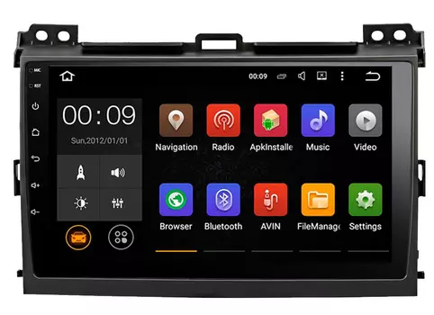 Штатная магнитола Roximo 4G RX-1105 для Toyota Land Cruiser Prado 120 (+ Камера заднего вида в подарок!)