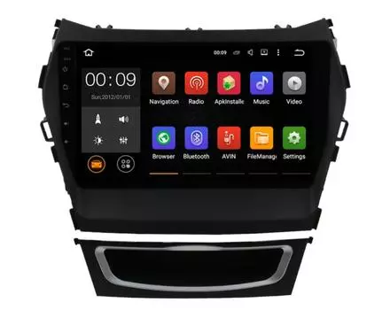 Штатная магнитола Roximo 4G RX-2019 для Hyundai SantaFe 3 (+ Камера заднего вида в подарок!)