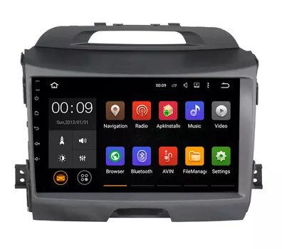 Штатная магнитола Roximo 4G RX-2313-N10 для KIA Sportage 3 (+ Камера заднего вида в подарок!)