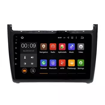 Штатная магнитола Roximo 4G RX-3707 для Volkswagen Polo (Android 6.0) (+ Камера заднего вида в подарок!)