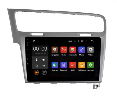 Штатная магнитола Roximo 4G RX-3715G для Volkswagen Golf 7 grey (+ Камера заднего вида в подарок!)