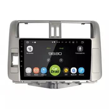 Штатная магнитола Roximo CarDroid RD-1114F для Toyota Land Cruiser Prado 150 2009-2014 (Android 10) DSP (+ Камера заднего вида в подарок!)