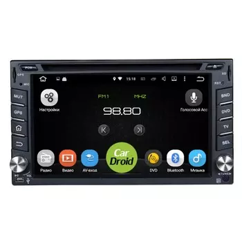 Штатная магнитола Roximo CarDroid RD-1201D для Nissan Универсальная (Android 8.0) DSP (+ Камера заднего вида в подарок!)