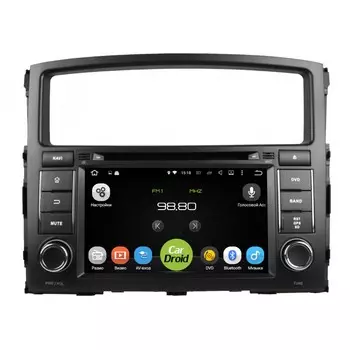 Штатная магнитола Roximo CarDroid RD-2603D для Mitsubishi Pajero 4 (Android 8.0) DSP (+ Камера заднего вида в подарок!)