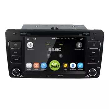 Штатная магнитола Roximo CarDroid RD-3202D для Skoda Octavia 2, A5 (Android 9.0) DSP (+ Камера заднего вида в подарок!)