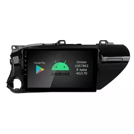 Штатная магнитола Roximo RI-1119 для Toyota Hilux an120, 2015- (+ Камера заднего вида в подарок!)