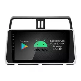 Штатная магнитола Roximo RI-1126 для Toyota Land Cruiser Prado (Android 10) (+ Камера заднего вида в подарок!)