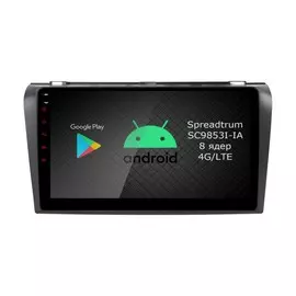 Штатная магнитола Roximo RI-2413 для Mazda 3, 2004-2009 (Android 10) (+ Камера заднего вида в подарок!)