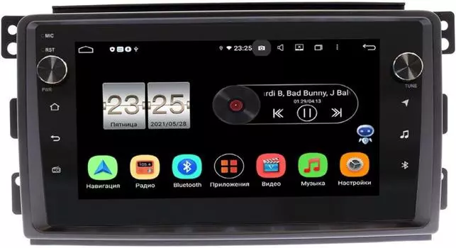 Штатная магнитола Smart Forfour 2004-2006, Fortwo II 2007-2011 LeTrun BPX609-9289 на Android 10 (4/64, DSP, IPS, с голосовым ассистентом, с крутилками) (+ Камера заднего вида в подарок!)