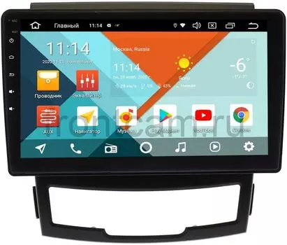 Штатная магнитола SsangYong Actyon II Wide Media KS9184QR-3/32 DSP CarPlay 4G-SIM Android 10 (+ Камера заднего вида в подарок!)