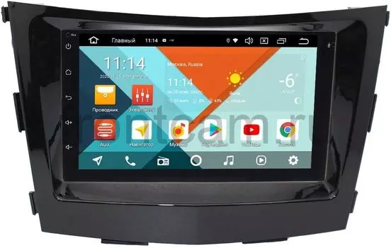 Штатная магнитола SsangYong Tivoli, XLV 2015-2018 Wide Media MT7001PK-2/16-RP-SYTV-16 на Android 9.1 (DSP 3G-SIM) (+ Камера заднего вида в подарок!)