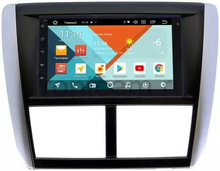 Штатная магнитола Subaru Forester III 2008-2013, Impreza III 2007-2013 Wide Media MT7001PK-2/16-RP-SBFR-23 на Android 9.1 (DSP 3G-SIM) (+ Камера заднего вида в подарок!)
