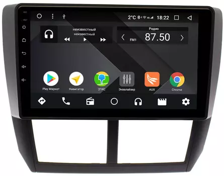 Штатная магнитола Subaru Forester, Impreza 2008-2014 Wide Media CF9080-OM-4/64 на Android 9.1 (TS9, DSP, 4G SIM, 4/64GB) (+ Камера заднего вида в подарок!)