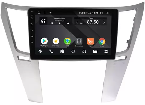 Штатная магнитола Subaru Legacy V 2009-2014, Outback IV 2009-2014 Wide Media CF9051-OM-4/64 на Android 9.1 (TS9, DSP, 4G SIM, 4/64GB) (+ Камера заднего вида в подарок!)