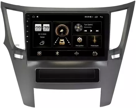 Штатная магнитола Subaru Legacy V 2009-2014, Outback IV 2009-2014 LeTrun 4196-9051 на Android 10 (6/128, DSP, QLed) С оптическим выходом (+ Камера заднего вида в подарок!)