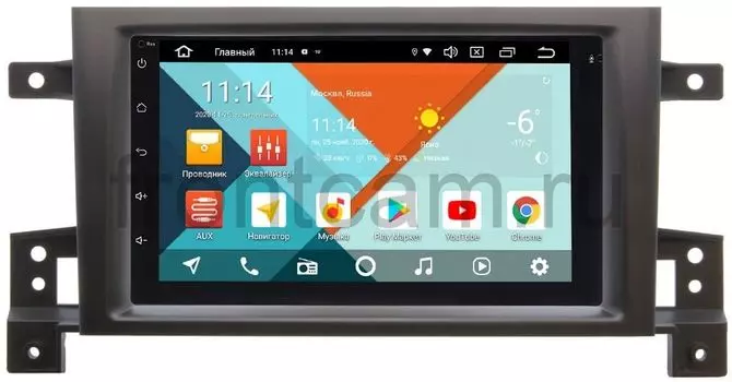 Штатная магнитола Suzuki Grand Vitara III 2005-2015 Wide Media MT7001PK-2/16-RP-SZES3d-14 на Android 9.1 (DSP 3G-SIM) (+ Камера заднего вида в подарок!)