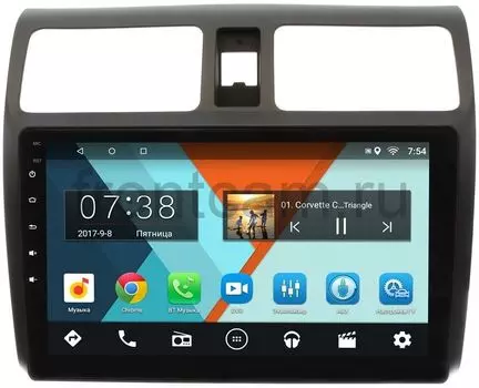 Штатная магнитола Suzuki Swift III 2004-2010 Wide Media MT1024MF-2/16 на Android 7.1.1 (+ Камера заднего вида в подарок!)