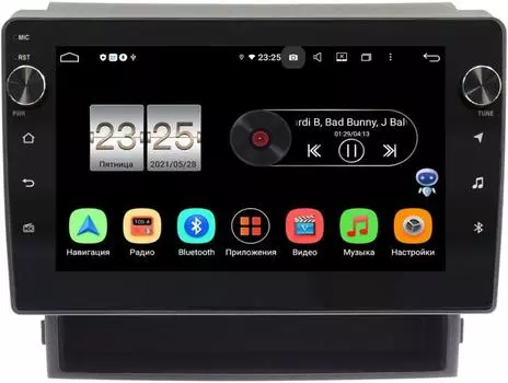 Штатная магнитола Toyota Alphard 2 (2008-2014) Тип2 LeTrun BPX410-1168 на Android 10 (4/32, DSP, IPS, с голосовым ассистентом, с крутилками) (+ Камера заднего вида в подарок!)