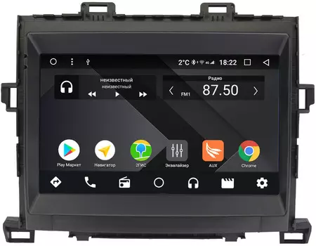 Штатная магнитола Toyota Alphard II, Vellfire I, Estima III 2006-2018 Wide Media CF9156-OM-4/64 на Android 9.1 (TS9, DSP, 4G SIM, 4/64GB) (+ Камера заднего вида в подарок!)