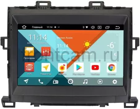 Штатная магнитола Toyota Alphard II, Vellfire I, Estima III 2006-2018 Wide Media KS9156QM-2/32 DSP CarPlay 4G-SIM Android 10 (+ Камера заднего вида в подарок!)