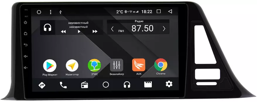 Штатная магнитола Toyota C-HR I 2016-2020 Wide Media CF9124-OM-4/64 на Android 9.1 (TS9, DSP, 4G SIM, 4/64GB) (+ Камера заднего вида в подарок!)