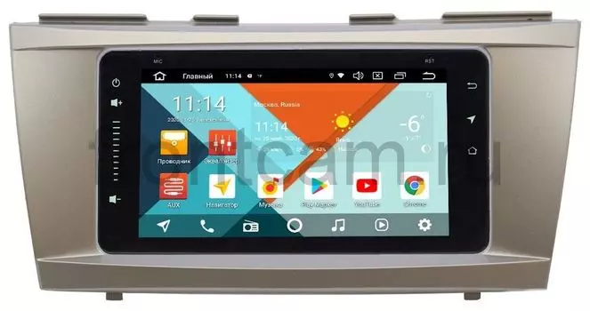 Штатная магнитола Toyota Camry V40 2006-2011 Wide Media MT6901PK-2/16-RP-TYCA40W-38 на Android 9.1 (DSP 3G-SIM) (+ Камера заднего вида в подарок!)