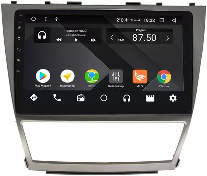 Штатная магнитола Toyota Camry V40 2006-2011 Wide Media CF1063-OM-4/64 на Android 9.1 (TS9, DSP, 4G SIM, 4/64GB) (+ Камера заднего вида в подарок!)