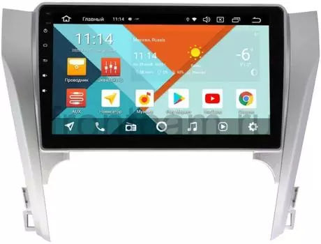 Штатная магнитола Toyota Camry V50 2011-2014 Wide Media KS1061QM-2/32 DSP CarPlay 4G-SIM Android 10 (для авто без камеры) (+ Камера заднего вида в подарок!)