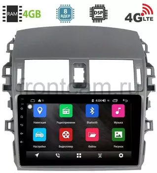 Штатная магнитола Toyota Corolla X 2006-2013 LeTrun 1859-2944 на Android 8.1 (8 ядер, 4G SIM, DSP, 4GB/64GB) 9061 (+ Камера заднего вида в подарок!)