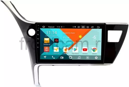 Штатная магнитола Toyota Corolla XI 2016-2019 (для авто с камерой) Wide Media KS1136QR-3/32 DSP CarPlay 4G-SIM на Android 10 (+ Камера заднего вида в подарок!)