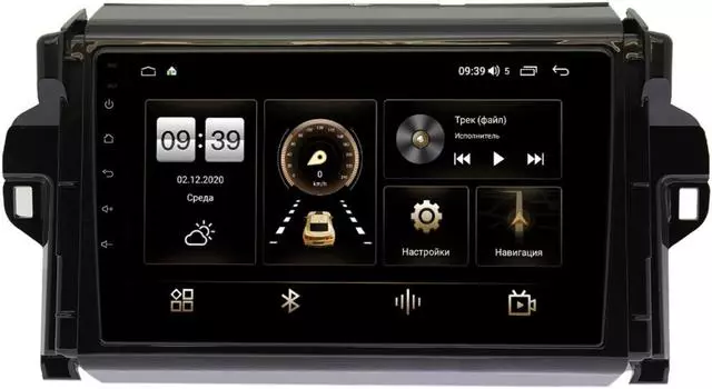 Штатная магнитола Toyota Fortuner II 2015-2020 LeTrun 4196-9106 на Android 10 (6/128, DSP, QLed) С оптическим выходом (+ Камера заднего вида в подарок!)
