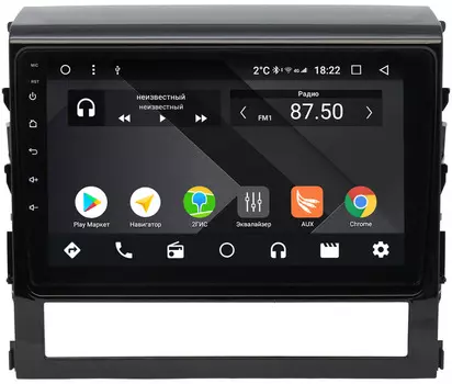 Штатная магнитола Toyota Land Cruiser 200 2015-2019 Wide Media CF9047-OM-4/64 на Android 9.1 (TS9, DSP, 4G SIM, 4/64GB) (+ Камера заднего вида в подарок!)