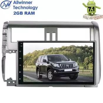 Штатная магнитола Toyota Land Cruiser Prado 150 2013-2017 LeTrun 2053 на Android 7.1.1 Allwinner T3 (+ Камера заднего вида в подарок!)