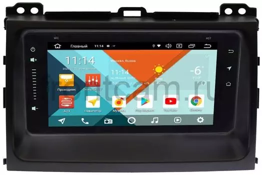 Штатная магнитола Toyota LC Prado 120 2002-2009 Wide Media MT6901PK-2/16-RP-TYLP12XW-03 на Android 9.1 (DSP 3G-SIM) (+ Камера заднего вида в подарок!)