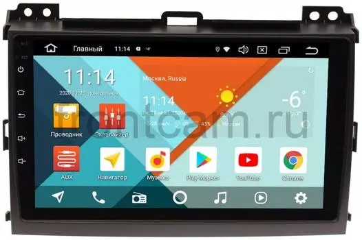 Штатная магнитола Toyota LC Prado 120 2002-2009 без усилителя Wide Media KS9063QM-2/32 DSP CarPlay 4G-SIM на Android 10 (+ Камера заднего вида в подарок!)