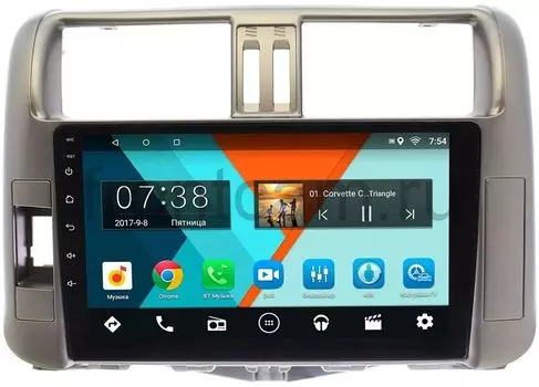 Штатная магнитола Toyota LC Prado 150 2009-2013 Wide Media MT9006MF-2/16 на Android 7.1.1 для авто без усилителя (+ Камера заднего вида в подарок!)
