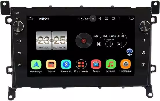 Штатная магнитола Toyota Prius IV (XW50) 2015-2021 LeTrun BPX609-TO380N на Android 10 (4/64, DSP, IPS, с голосовым ассистентом, с крутилками) (+ Камера заднего вида в подарок!)