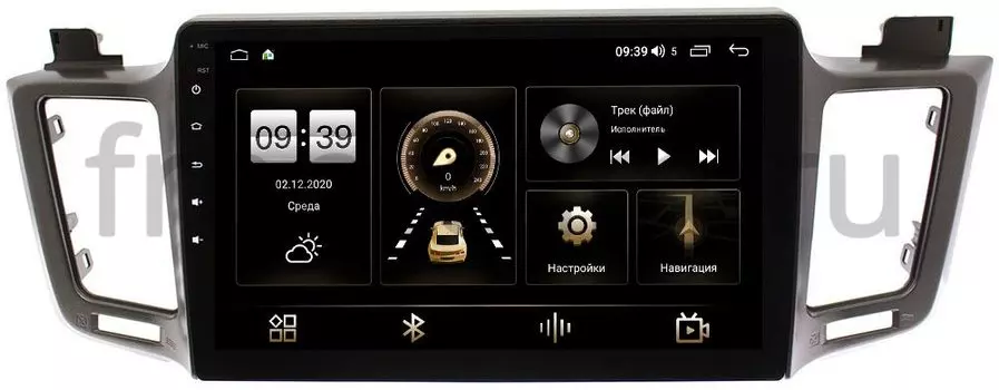 Штатная магнитола Toyota RAV4 (CA40) 2013-2019 LeTrun 4195-1002 (для авто с одной камерой) на Android 10 (6/128, DSP, QLed) С оптическим выходом (+ Камера заднего вида в подарок!)